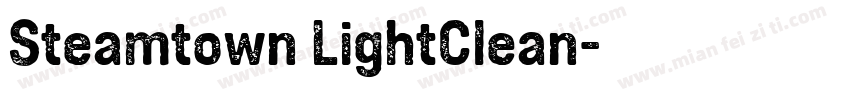 Steamtown LightClean字体转换